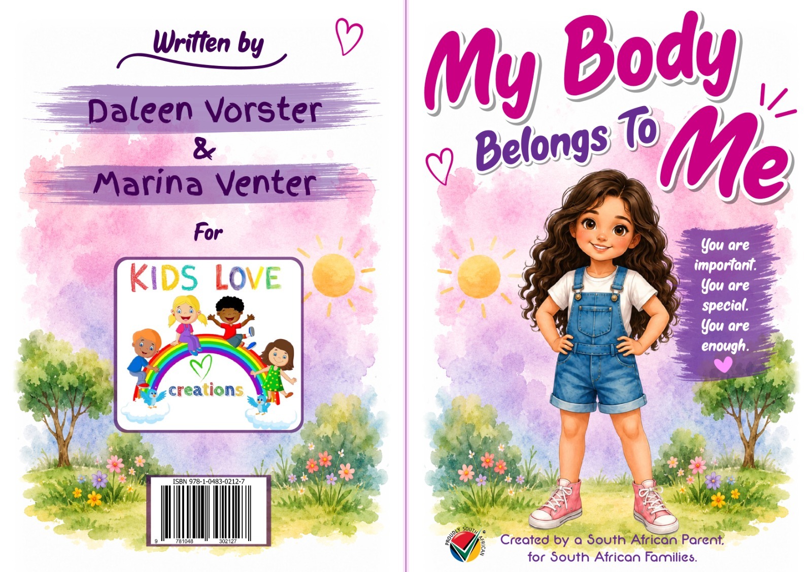 English children's book cover titled My Body Belongs To Me